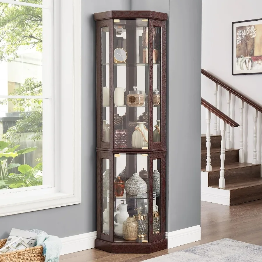 Lighted Corner Storage Cabinet - огляд і ціна Storage & Organization