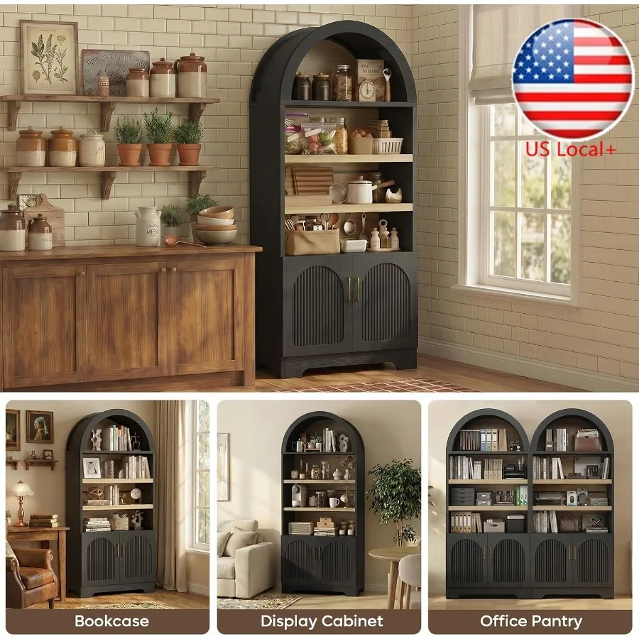 71 Tall Arched Kitchen Pantry  - огляд і ціна Storage & Organization