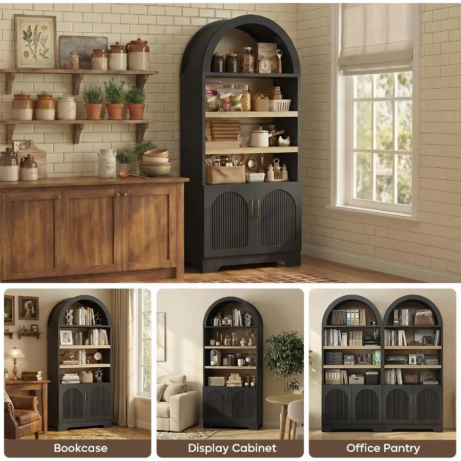 71 Tall Arched Kitchen Pantry  - огляд і ціна Storage & Organization