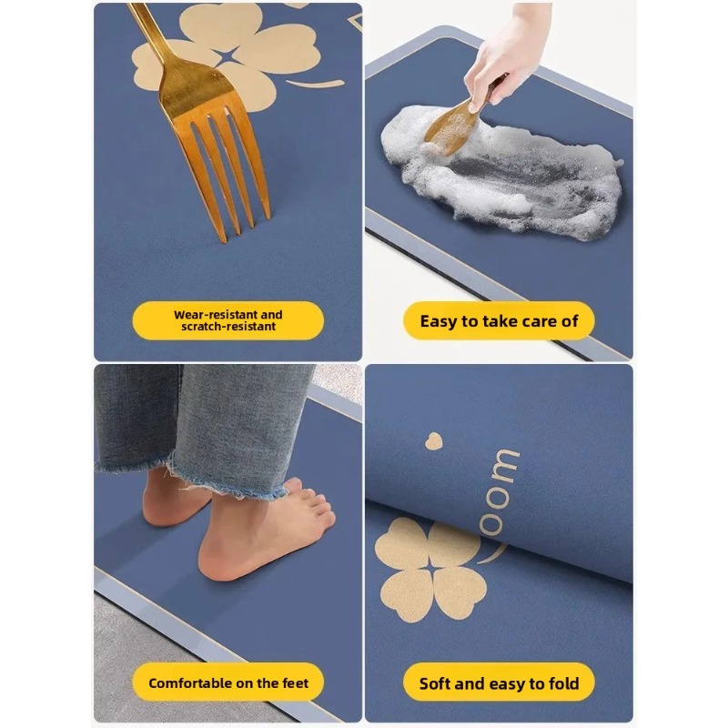 Diatomite Bath Mats Bathroom A - огляд і ціна Quick Dry Diatomite Bath Mat