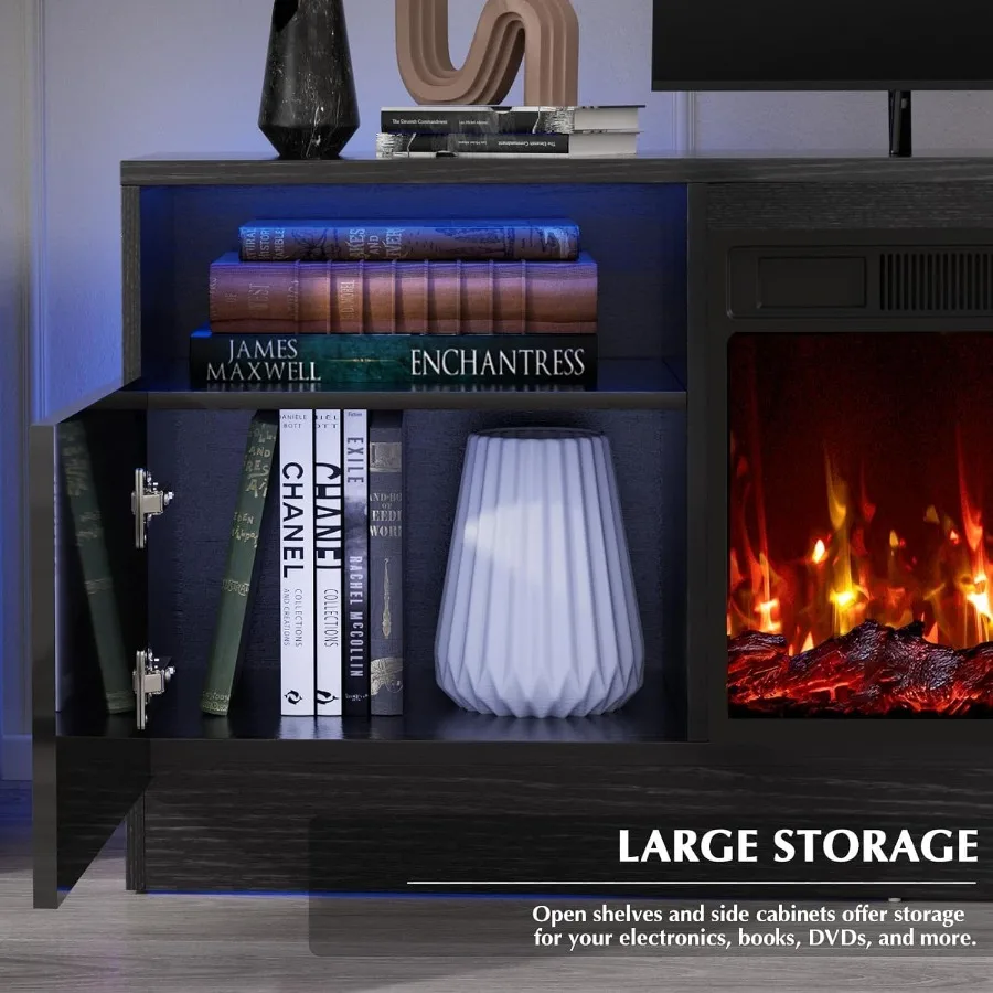 Living room TV stand with fire - огляд і ціна Storage & Organization